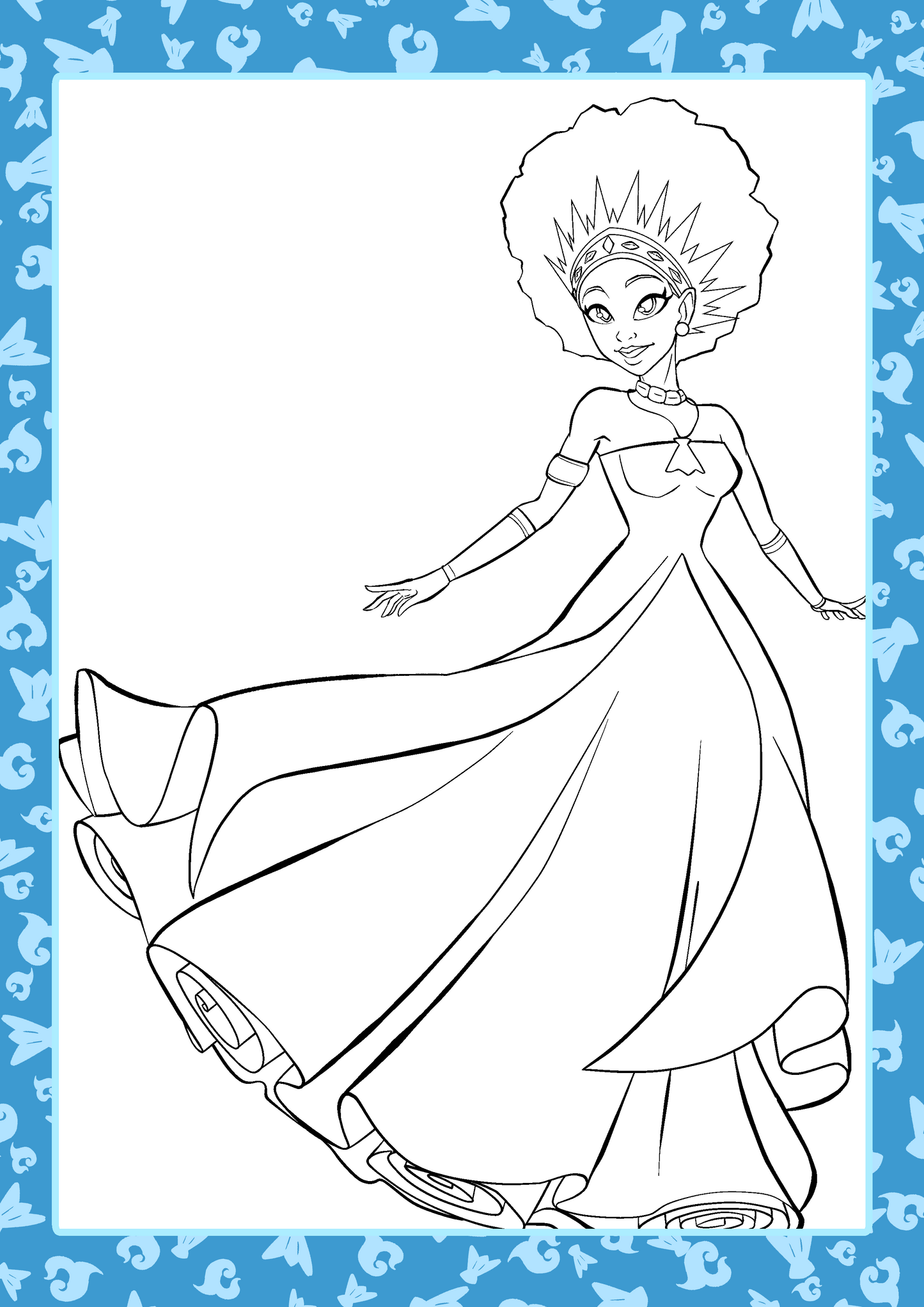 coloriage princesse pour enfants