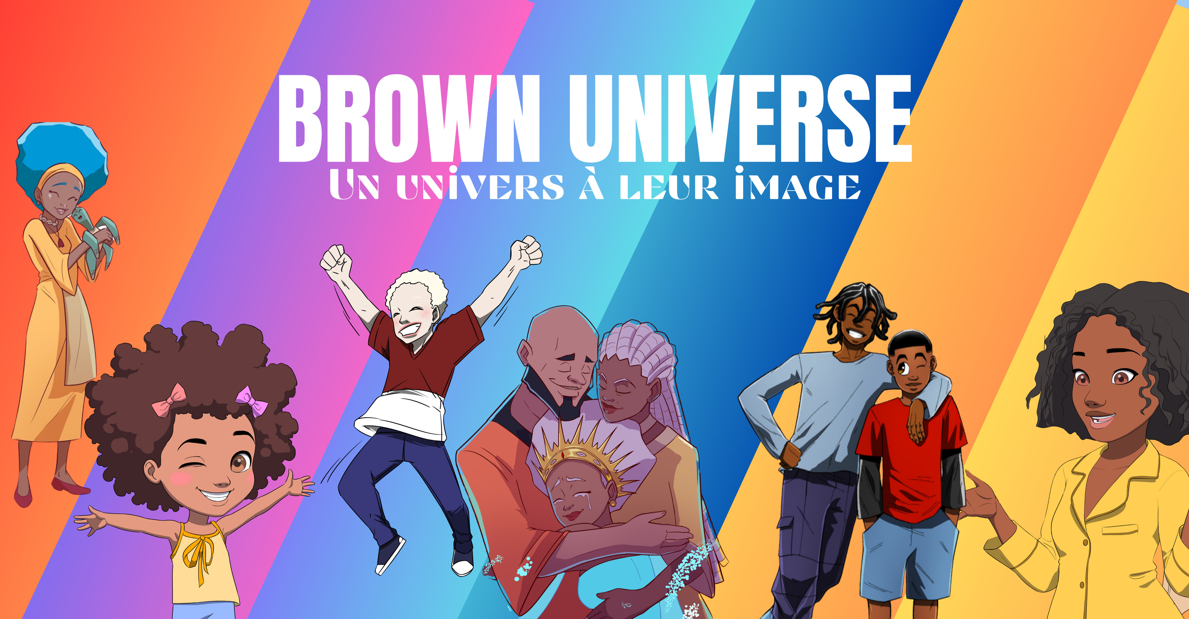 Brown Universe crée des livres jeunesse afro avec des héros qui ressemblent à vos enfants. Albums, BD, coloriages. Couvertures rigides, livraison rapide. 